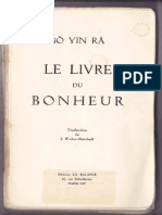 Le Livre Du Bonheur - Bô Yin Râ PDF