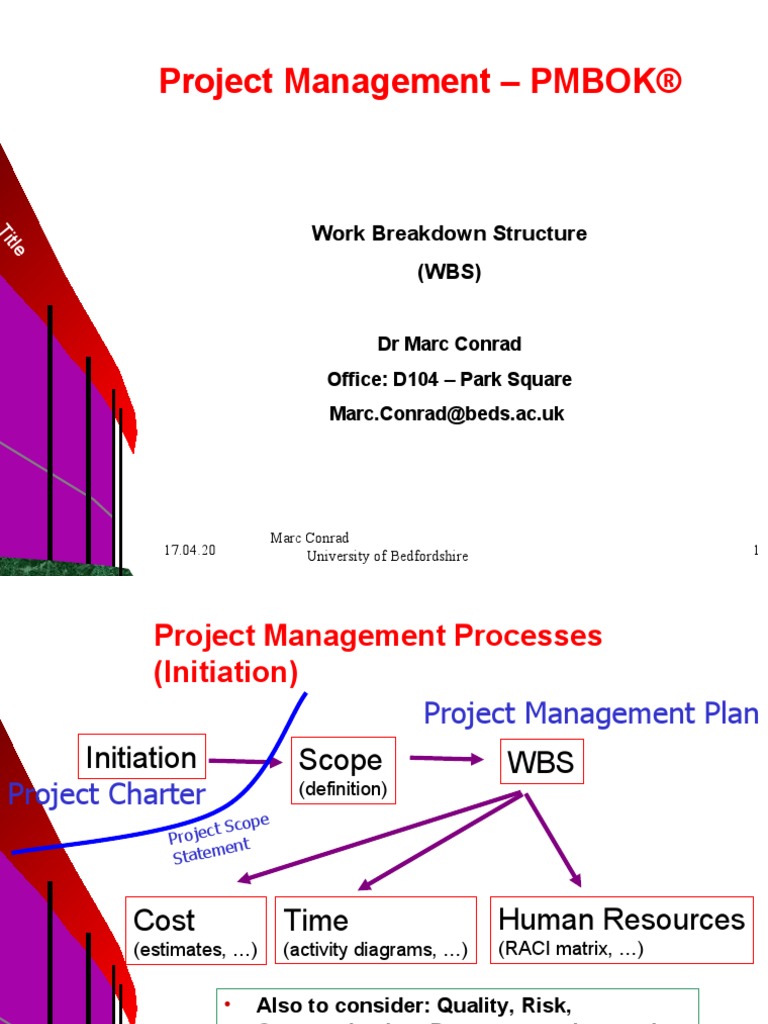 Work Breakdown Structure | PDF | Project Management | Engineering