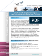 EASA Part M Implementing An Effective Reliability Program - 2 Days
