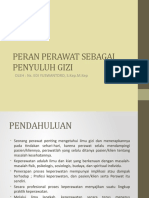 Peran Perawat Sebagai Penyuluh Gizi