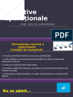 Aplicație - Seminar - Obiective Operationale - 6.04-10.04