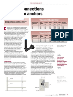 Moment Connections With Cast-In Anchors