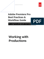 Premiere Pro Best Practices Workflow Guide - Productions.
