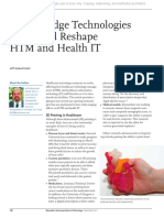 Cutting-Edge Technologies That Could Reshape HTM and Health IT