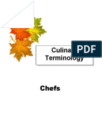 Culinary Terminology: Chefs
