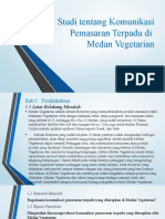 Analisis Komunikasi Pemasaran Terpadu Di Medan Vegetarian