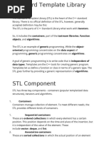 C++ STL - Cheat Sheet | PDF | C++ | Pointer (Computer Programming)