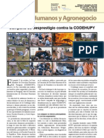 Boletín de Base-is DDHH y Agronegocios (Campaña contra Codehupy)
