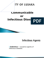 Communicable or Infectious Diseases