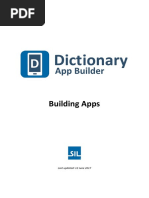 Dictionary App Builder 2 Building Apps