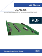 MGD-32 and AGD-048: Remote Multiplex Graphic Driver Annunciators and Adder Boards