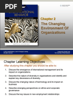 CHAPTER 2 CHANGING ENVIRONMENT IN ORGANIZATION