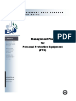 Management Plan For Personal Protective Equipment (PPE) : Fairmont Area Schools I S D # 2 7 5 2