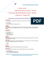 Vendor: Amazon Exam Code: AWS Certified Solutions Architect - Associate Exam Name: AWS Certified Solutions Architect - Associate Question 151 - Question 200