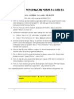 Mekanisme Pencetakan Form A1 Dan B1 Peserta Sertifikasi Guru