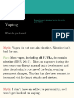 Vaping: What Do You Know?