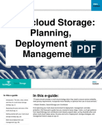 Multi-Cloud Storage Planning, Deployment and Management