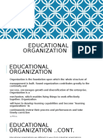 Educational Organization Cluase 3.22
