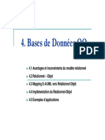 Bases de Donnees Avancees I - SGBDRO