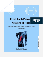 Treat Back Pain and Sciatica at Home
