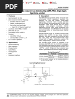 Opax365 50-Mhz, Zerø-Crossover, Low-Distortion, High CMRR, Rri/O, Single-Supply Operational Amplifier