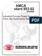 AMCA 803-02 (R2008) Site Performance Test Standard PDF