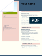 Brown and Gray Flat Design Auditor Business Commercial Resume