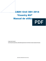 Autocad® Civil 3D® 2014 "Country Kit" Manual de Utilizare: Tuckerman Feature Summary