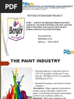 Winterinternshipprojectonbergerpaints 150216135841 Conversion Gate02 PDF