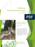 Evidence: Environmental Issues: Learning Activity 3 Andres Felipe Linares Humo