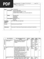 Description of Class Teaching Unit Type of Lesson