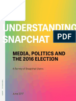 Understanding Snapchat: Media, Politics and The 2016 Election