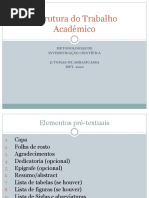 Estrutura do Trabalho Académico