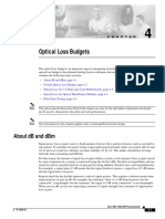 Optical Loss Budgets: About DB and DBM