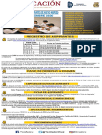 Convocatoria de Nuevo Ingreso Agosto - Diciembre 2020