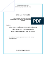 NCKH NGHIÊN CỨU CÁC NHÂN TỐ ẢNH HƯỞNG ĐẾN HÀNH VI TIÊU DÙNG XANH CỦA SINH VIÊN TRƯỜNG ĐẠI HỌC KINH TẾ LUẬT PDF