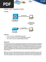 Chapter 1 Lab - Preparing The Switch: Topology