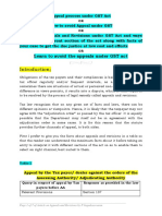 Introduction : Learn To Avoid The Appeals Under GST Act