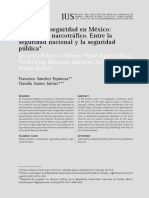 Política de Seguridad en México Combate El Narcotráfico