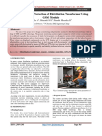 Monitoring and Protection of Distribution Transformer Using GSM Module