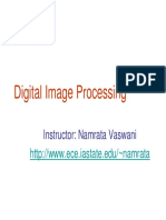 Digital Image Processing: Instructor: Namrata Vaswani