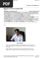 Youngest CEO