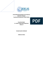 ANALISIS DE CONTAMINACION AMBIENTAL