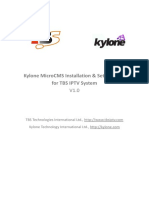 Kylone Microcms Installation & Setup Guide For Tbs Iptv System