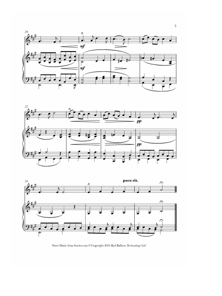 Fauré Pie Jesu Sheet Music For Violin PDF