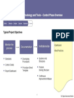 Process Improvement Methodology and Tools - Control Phase Overview
