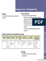Process Improvement Methodology and Tools - Data Collection Plan