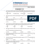 Worksheet - Iv: Class: C4 (C Batch) Subject: Mathematics