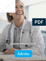 ADESLAS CUADRO MÉDICO 2020