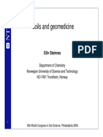 Soils and Geomedicine: Eiliv Steinnes